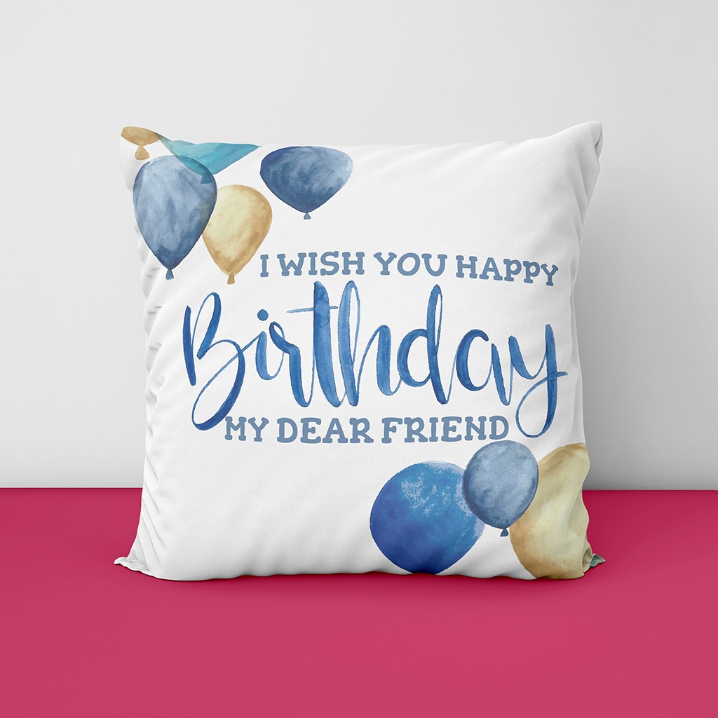 Best Frienda Birthday Customized Cushion